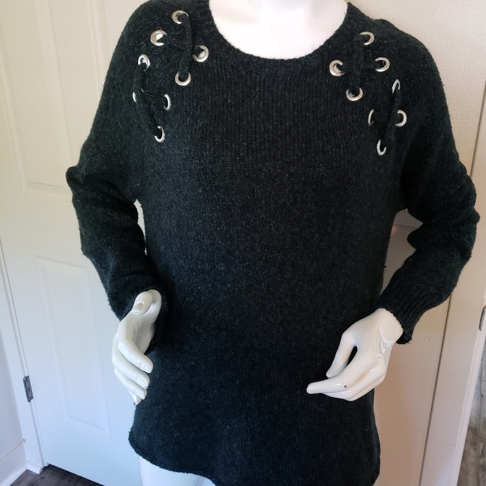 GREEN MICHAEL KORS SWEATER LARGE